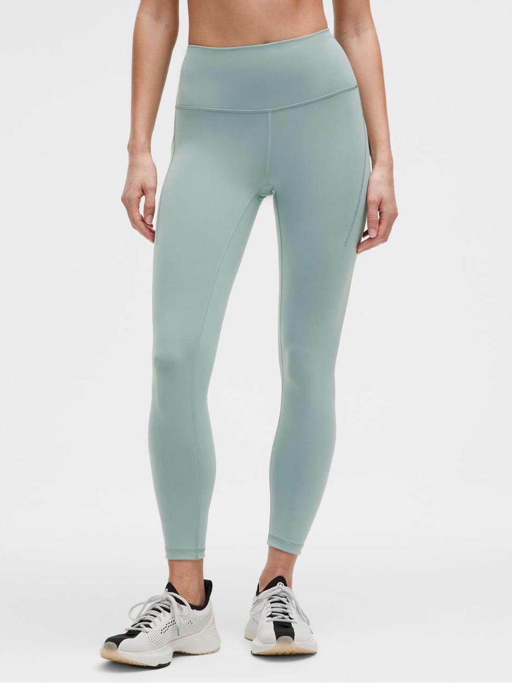 High-Rise Sage Green Performance Leggings